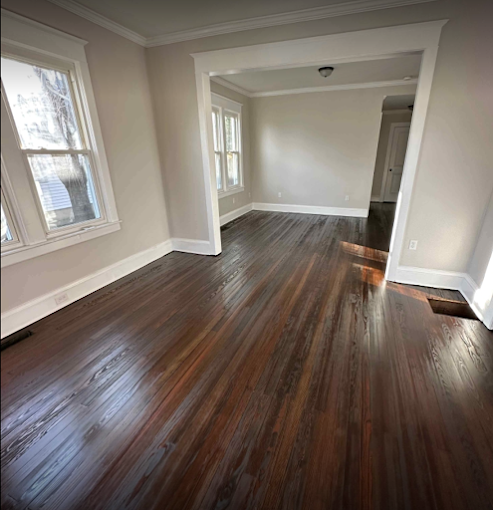 Freshly painted interior by Randy's Painting & Drywall